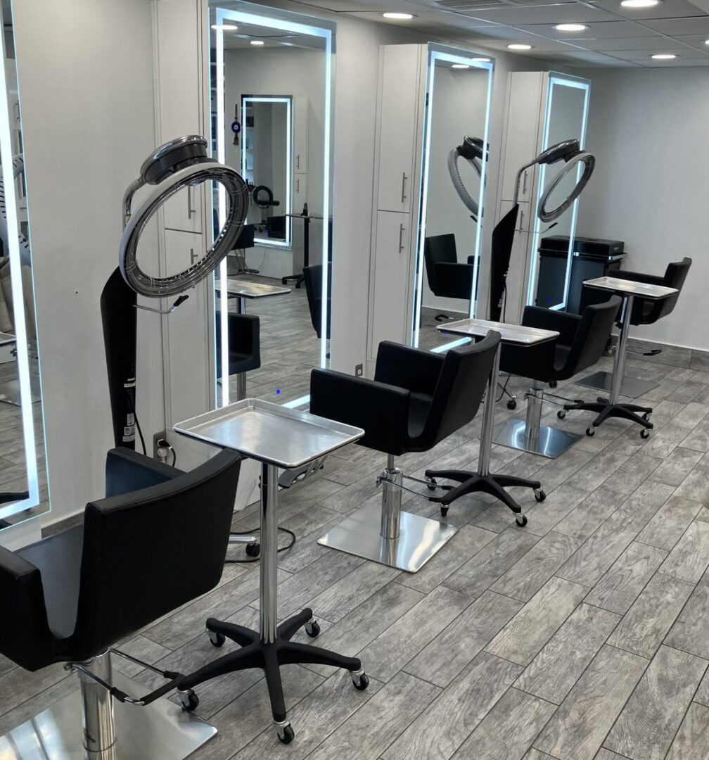 Interior of a hair salon